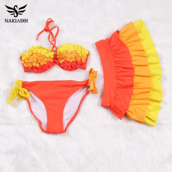 NAKIAEOI Newest Sexy Bandeau  Women Swimsuit Push Up  Brazilian Bikini Set Beach Bathing Suit Swim Wear S~XL - Image 4
