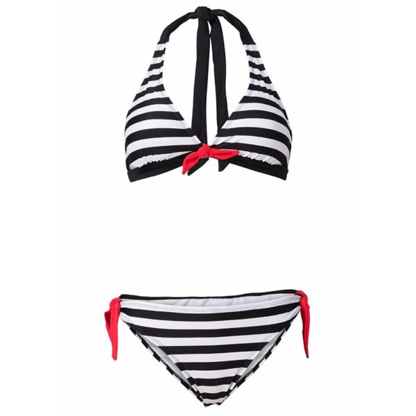 Sexy Bikinis Women  Swimwear Halter Top Plaid Brazillian  Set Bathing Suit Summer - Image 5