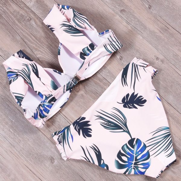 NAKIAEOI  Sexy Leaf Bikinis Set Women Swimwear Summer Bathing Suit  Beachwear S~XL - Image 2