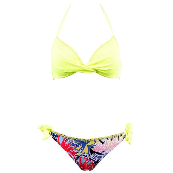 NAKIAEOI Sexy Bikini Women Swimsuit Push Up Swimwear 2019 Criss Bandage Halter Top Bikini Set Beach Bathing Suit Swim Wear S~XXL - Image 5