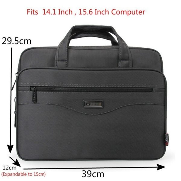 Oyixinger Men Briefcase Laptop Bags Good Nylon Cloth Multifunction Waterproof 15.6" Handbags Business Shoulder Mens Office Bags - Image 3
