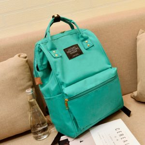 Unisex Solid Backpack Letter Print Schoolbag Travel Double Shoulder Zipper Bags Nylon Waterproof Anti-theft Backpacks 10Aug 28