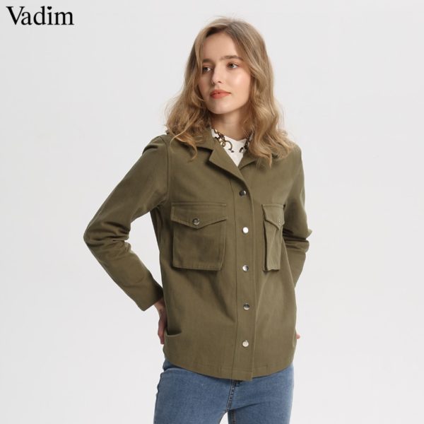 Vadim women vintage embroidery jacket coat fur ball patchwork pockets long sleeve pleated coats casual tops CA095 - Image 2