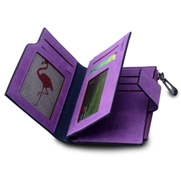 Women Vintage Fashion Top Quality Small  Leather Purse  Money Bag Small Zipper Coin Pocket - Image 5
