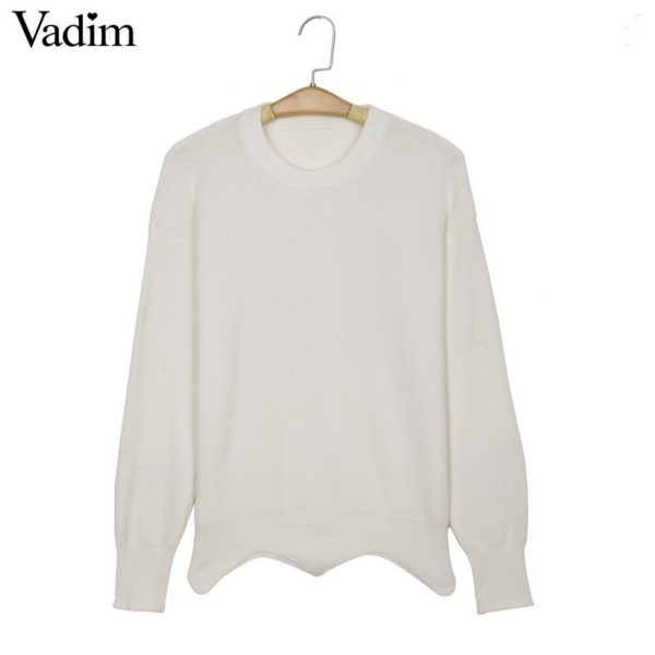 Women cute heart letter patch elastic sweaters wave ham sweet basic candy colors winter warm pullover female casual tops ZC063 - Image 5