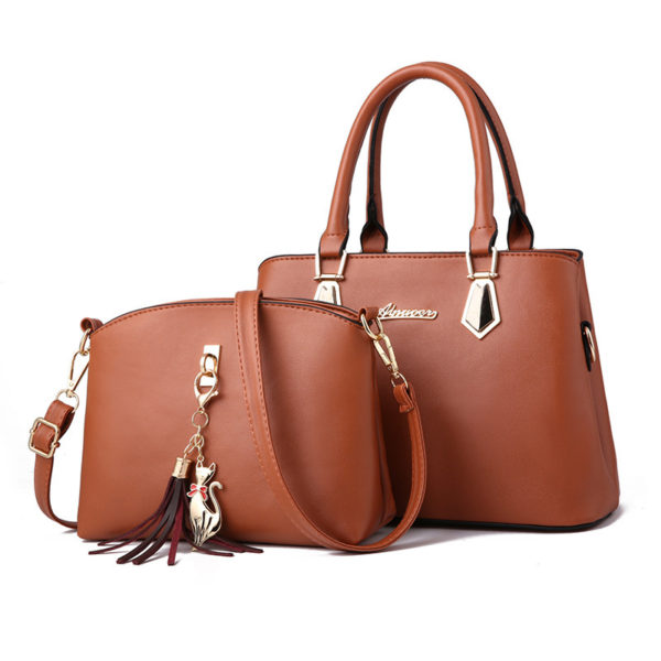 women bag Fashion Casual Contain two packages Luxury handbag Designer Shoulder bags new bags for women 2019 Composite bag bolsos - Image 4