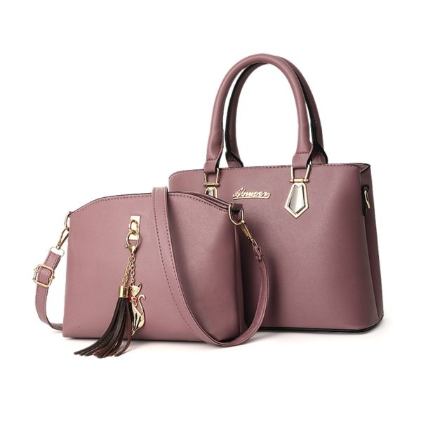 women bag Fashion Casual Contain two packages Luxury handbag Designer Shoulder bags new bags for women 2019 Composite bag bolsos - Image 5